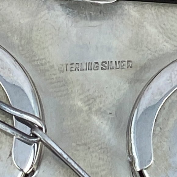 Vintage exceptional 1920's Handmade Ladies Sterling Silver Dance Purse - Picture 6 of 13